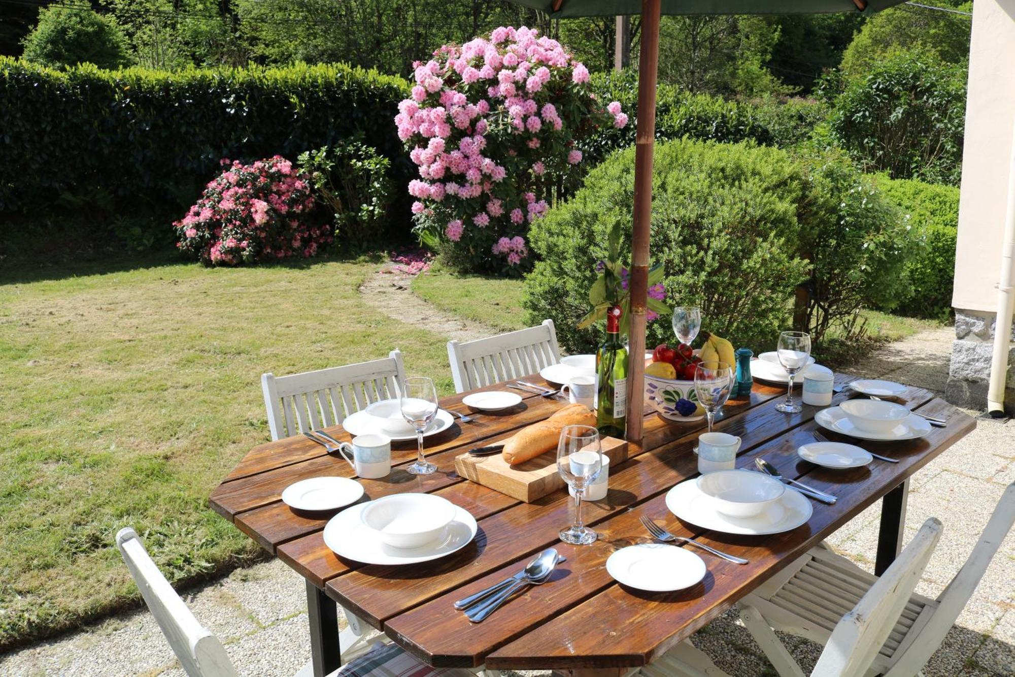 Fontaine Blanche River View, Large Patio & Garden In Central Brittany With Starlink Wifi Treffrin Ngoại thất bức ảnh